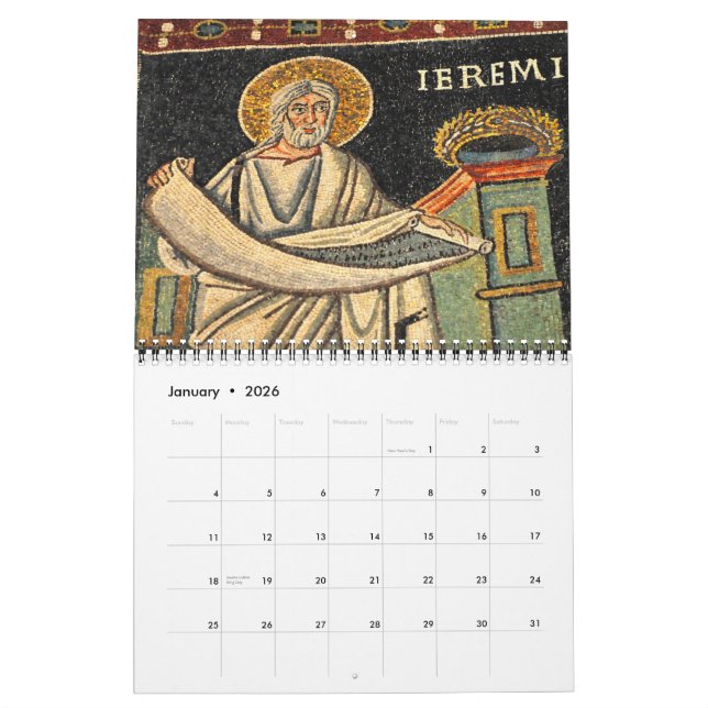Holy Mosaic Calendar 2012 (Jan 2026)