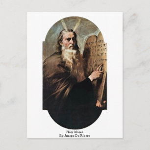 Holy Moses By Jusepe De Ribera Postcard