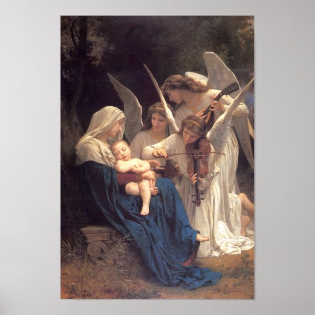 HOLY MOTHER AND CHILD Angelic Music Poster (Front)