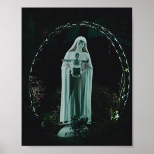 Holy Mother Mary and Baby Jesus Christian Poster