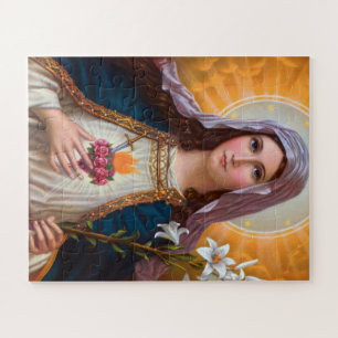 Holy Mother Mary Immaculate heart,St Mary,Catholic Jigsaw Puzzle