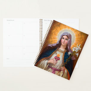 Holy Mother Mary Immaculate heart,St Mary,Catholic Planner