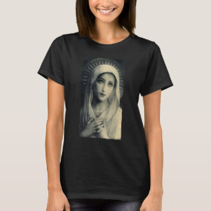Holy Mother Mary Mother of Jesus Vintage Catholic  T-Shirt