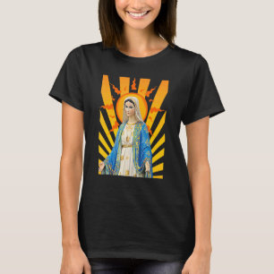 Holy Mother Mary Mother of Jesus Vintage Catholic  T-Shirt