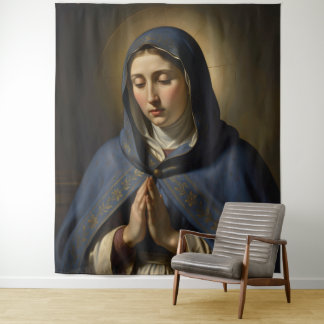Holy Mother of God - Divine Love & Protection´4 Tapestry