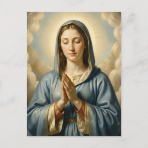 Holy Mother of God – Divine Love & Protection Holiday Postcard