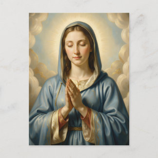 Holy Mother of God – Divine Love & Protection Holiday Postcard
