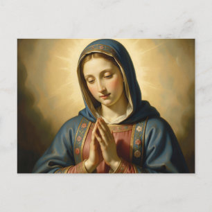 Holy Mother of God – Divine Love & Protection Holiday Postcard