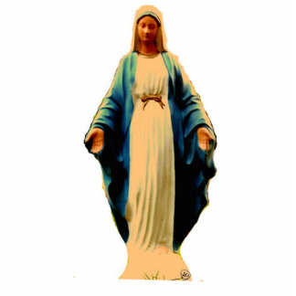 Holy Mother Statue Standing Photo Sculpture