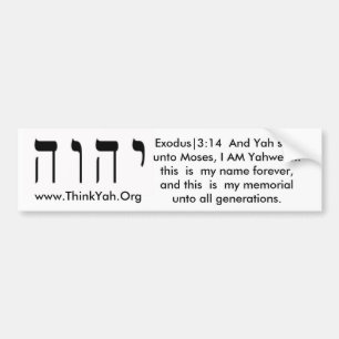 Holy Name Bumber Sticker
