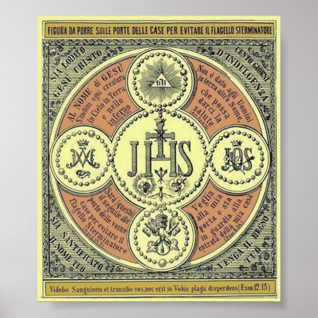 Holy Name Emblem Poster (Front)