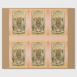 Holy Name of Mary Wrapping Paper