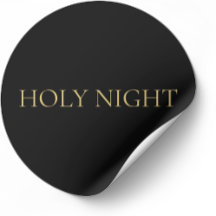 HOLY NIGHT Minimalist Christian Christmas