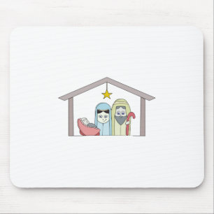 Holy Night Nativity Mouse Mat