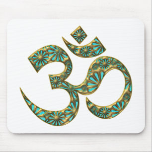 Holy OM (AUM - I BIN) - Spiritual symbol Mouse Mat