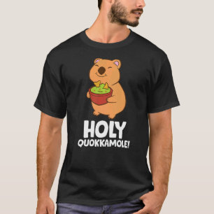 Holy Quokkamole Avocado Quokka Vegan Guacamole Quo T-Shirt