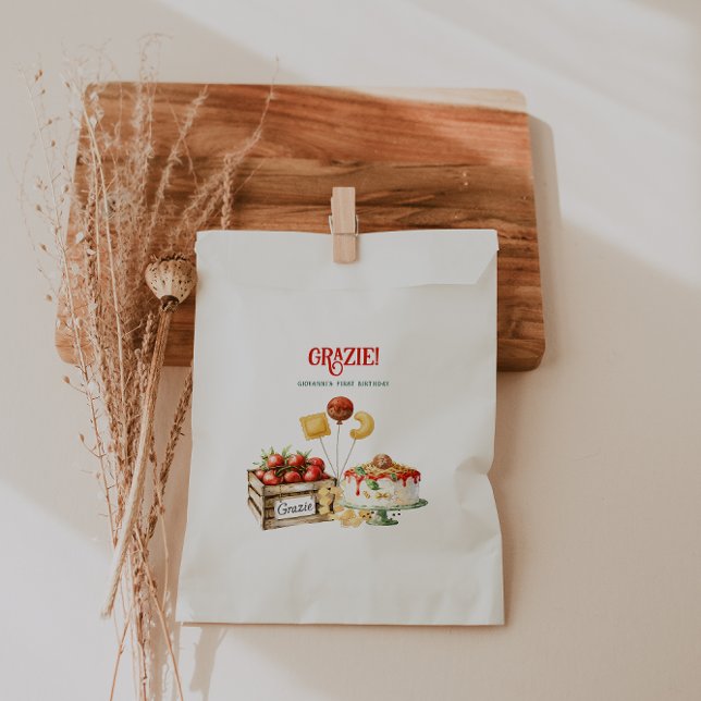 Holy Ravioli Thank You | Little Meatball Birthday Favour Bags (Creator Uploaded)