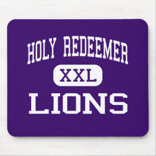 Holy Redeemer - Lions - High - Detroit Michigan Mouse Mat
