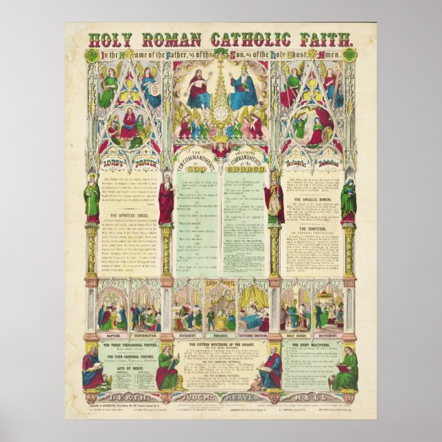 Holy Roman Catholic Faith by Haasis & Lubrecht Poster (Front)