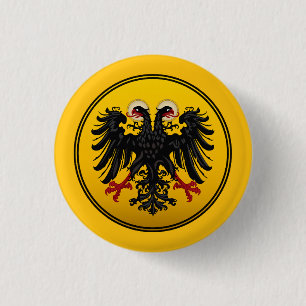 Holy Roman Empire Coat of Arms 3 Cm Round Badge