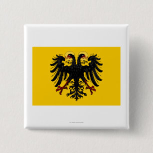 Holy Roman Empire Flag 15 Cm Square Badge