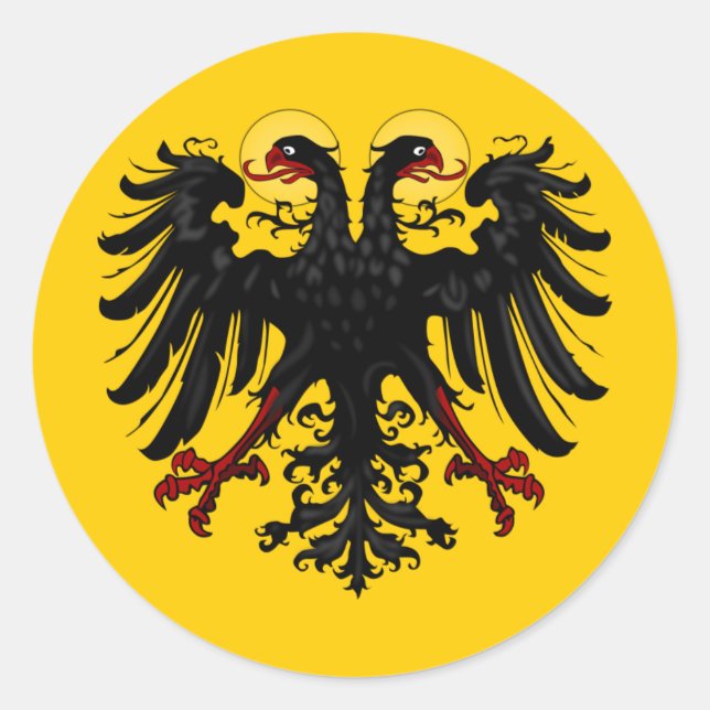 Holy Roman Empire Imperial Banner Classic Round Sticker (Front)