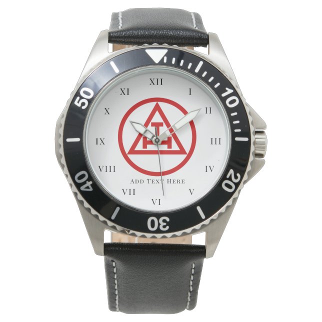 Holy Royal Arch Freemason Masonic Freemasonry Watch (Front)