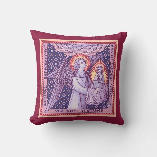 Holy Saint Michael Cushion (Front)