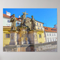 Holy Saviour Statue, Charles Bridge, Prague