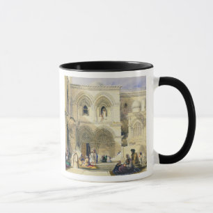 Holy Sepulchre, in Jerusalem (colour litho) Mug