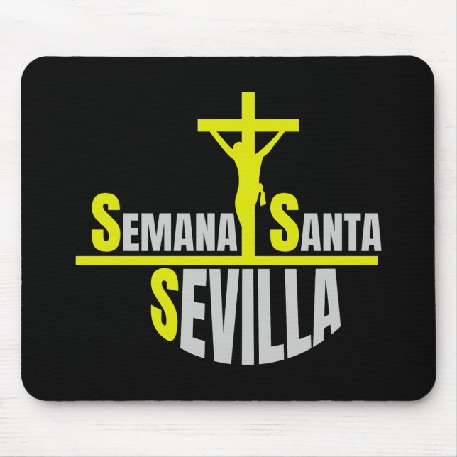 Holy Seville Week - Inspiring Religious Design Mouse Mat (Front)