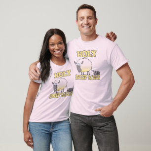 holy sheep balls funny unraveling yarn sheep T-Shirt