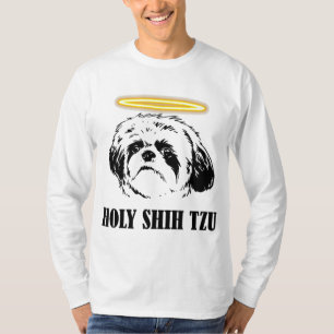 Holy Shih Tzu - Cute Animal Pet Paw Dog Lover T-Shirt