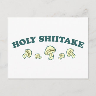 Holy Shiitake Postcard