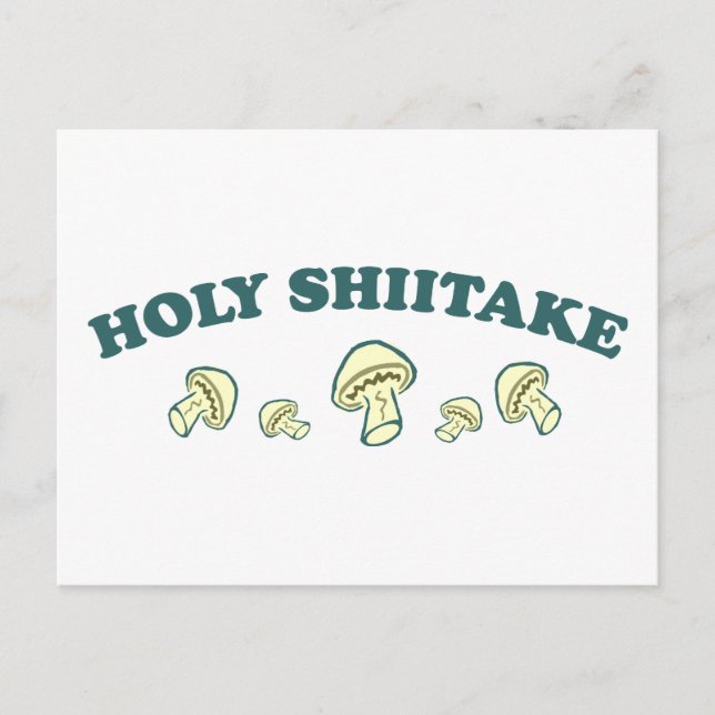 Holy Shiitake Postcard (Front)
