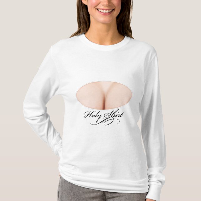 Holy Shirt (funny cleavage shirt) (Front)