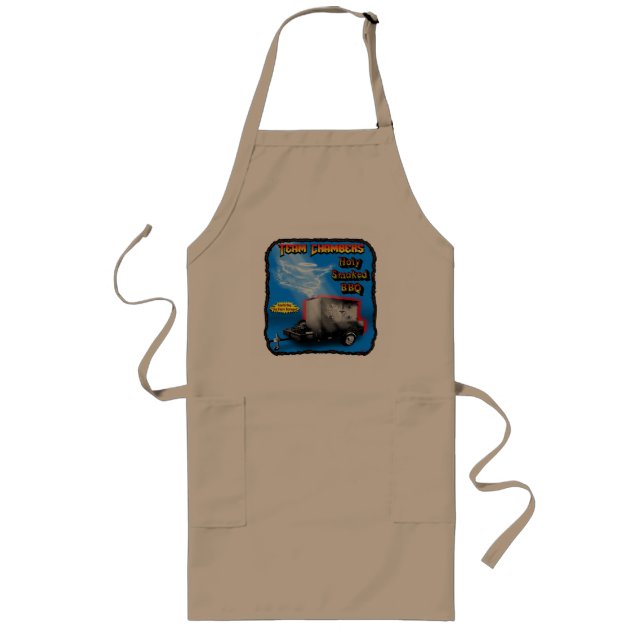 Holy_Smoked_BBQ Long Apron (Front)
