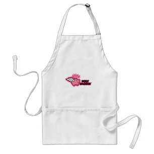 holy smoker logo pink tif standard apron