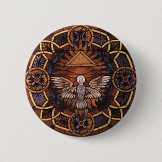 Holy Spirit 6 Cm Round Badge