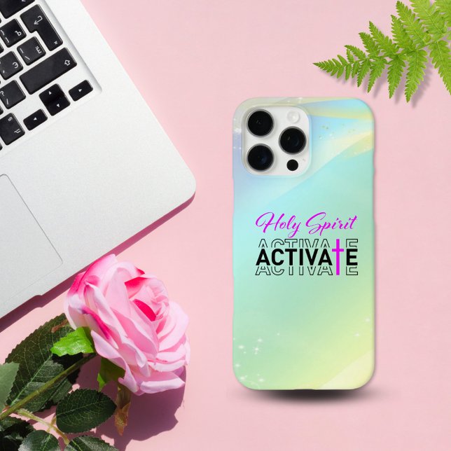 Holy Spirit Activate - Green Pastel  Case-Mate iPhone Case (Creator Uploaded)