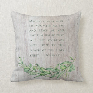 Holy Spirit Bible Verse Pastor Gift Pillow