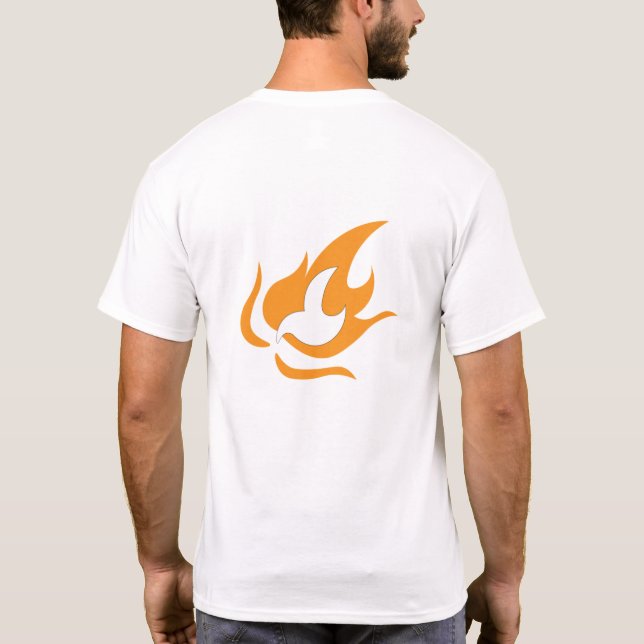 Holy Spirit - Christian Illustration  T-Shirt (Back)