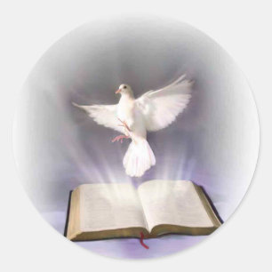 Holy Spirit Classic Round Sticker