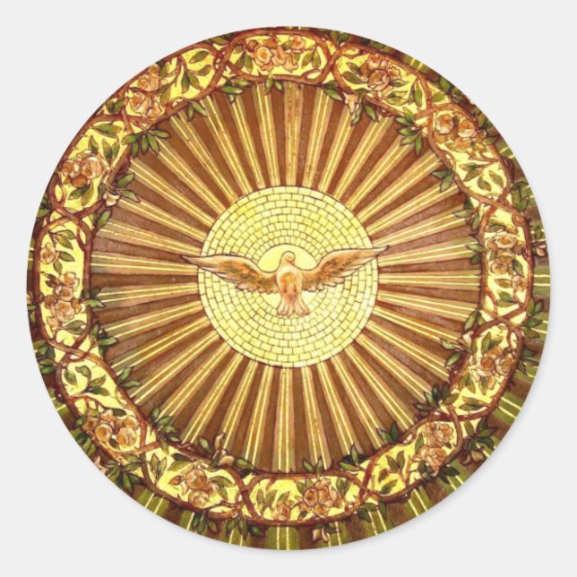 Holy Spirit - Confirmation Classic Round Sticker (Front)