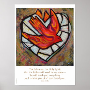 Holy Spirit Confirmation Poster, John 14:26 Poster
