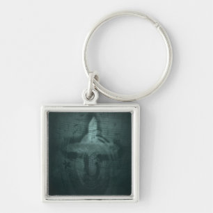 Holy Spirit Cross Key Ring