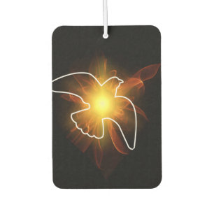 Holy Spirit Dove and Cross Car Air Freshener