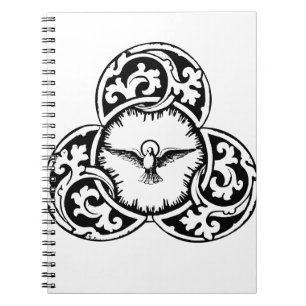 Holy Spirit Dove Christian symbol Notebook