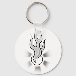 Holy Spirit Dove Flame Design Key Ring