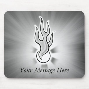 Holy Spirit Dove Flame Design Mouse Mat